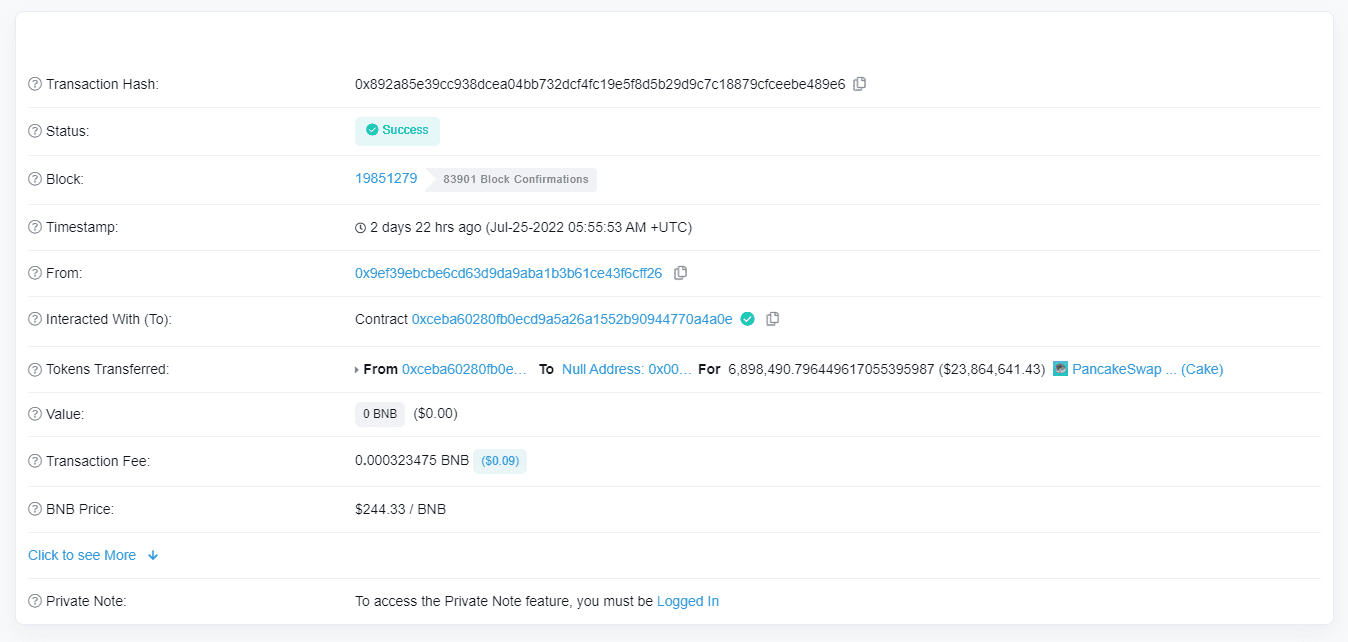 BscScan Etherscan